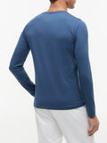 TOMMY H U PRE T-shirt manica lunga stretch slim fit AVION