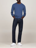 TOMMY H U PRE T-shirt manica lunga stretch slim fit AVION