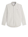 TOMMY H U PRE Camicia solid heritage oxford beige