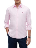TOMMY H U PRE Camicia solid heritage oxford rosa