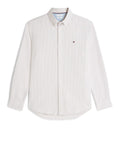 TOMMY H U PRE Camicia solid heritage oxford SANDALO
