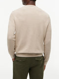 TOMMY H U PRE Maglioncino girocollo essential structure beige