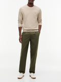TOMMY H U PRE Maglioncino girocollo essential structure beige