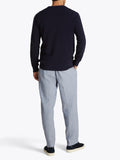 TOMMY H U PRE Pullover essential structure blu