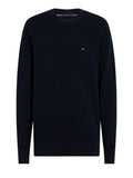 TOMMY H U PRE Pullover essential structure blu