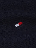TOMMY H U PRE Cardigan essential cotton zip blu