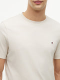 TOMMY H U PRE T-shirt essential regular fit beige