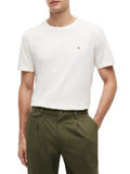 TOMMY H U PRE T-shirt seasonal regular fit avorio