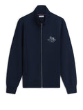 TOMMY H U PRE Felpa full zip script stack blu