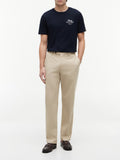 TOMMY H U PRE T-shirt script stack regular fit blu