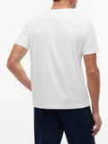 TOMMY H U PRE T-shirt script stack regular fit bianco