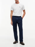 TOMMY H U PRE T-shirt script stack regular fit bianco
