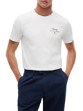 TOMMY H U PRE T-shirt script stack regular fit bianco