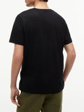 TOMMY H U PRE T-shirt script flag regular fit nero