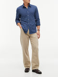 TOMMY H U PRE Camicia knit piquet featherweight blu