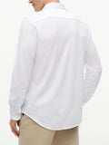 TOMMY H U PRE Camicia knit piquet featherweight bianco