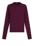 TOMMY J D COL Dolcevita slim fit BORDEAUX