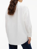 TOMMY J D COL Overshirt essential bianco