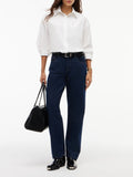 TOMMY J D COL Overshirt essential bianco