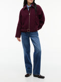 TOMMY J D COL Cappotto in misto lana BORDEAUX