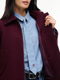 TOMMY J D COL Cappotto in misto lana BORDEAUX