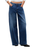 TOMMY J D COL Jeans daisy low rise loose fit BLU MEDIO