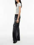 TOMMY J D COL Jeans daisy low rise loose fit grigio