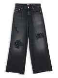 TOMMY J D COL Jeans daisy low rise loose fit grigio
