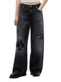 TOMMY J D COL Jeans daisy low rise loose fit grigio