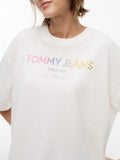 TOMMY J D PRE T-shirt oversize avorio
