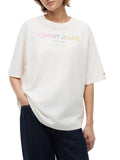 TOMMY J D PRE T-shirt oversize avorio