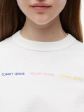 TOMMY J D PRE T-shirt regular fit con scritta bianco
