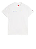 TOMMY J D PRE T-shirt regular fit con scritta bianco