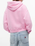TOMMY J D PRE Felpa Repeat con cappuccio rosa