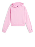 TOMMY J D PRE Felpa Repeat con cappuccio rosa