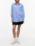 TOMMY J D PRE Camicia essential oversize blu
