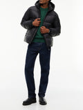 TOMMY J U COL Piumino essential puffer nero