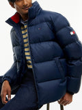 TOMMY J U COL Piumino essential puffer blu