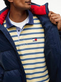TOMMY J U COL Piumino essential puffer blu