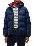TOMMY J U COL Piumino essential puffer blu