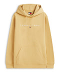 TOMMY J U COL Felpa regular con cappuccio sabbia