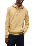 TOMMY J U COL Felpa regular con cappuccio sabbia