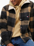 TOMMY J U COL Overshirt teddy INDIGO