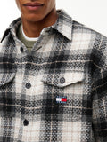 TOMMY J U COL Overshirt a quadri INDIGO