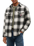 TOMMY J U COL Overshirt a quadri INDIGO