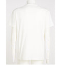 TOMMY J U PRE T-shirt regular badge bianco