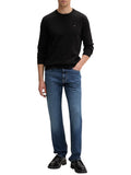 TOMMY J U PRE Maglioncino slim essential light nero