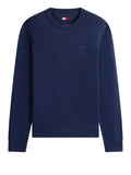 TOMMY J U PRE Maglioncino slim essential light blu