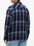 TOMMY J U PRE Overshirt a quadri blu
