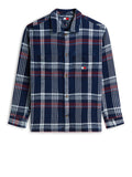 TOMMY J U PRE Overshirt a quadri blu